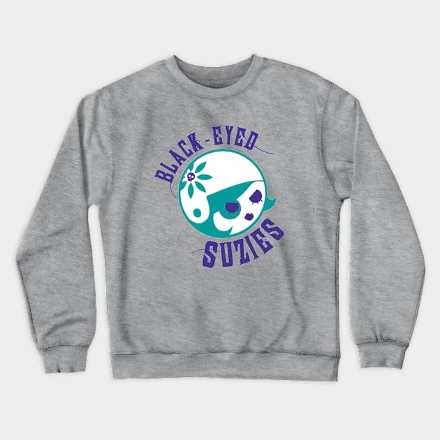 Black Eyed Suzies Crewneck Sweatshirt by Free State Roller Derby